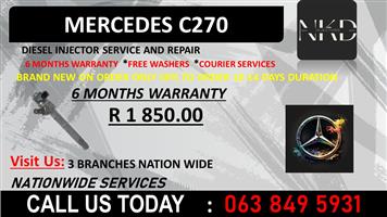 MERCEDES BENZ C270 DIESEL INJECTORS AMANZIMTOTI KWAZULU NATAL 