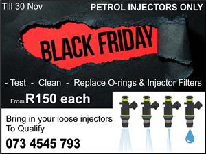 BLACK FRIDAY Injector Cleaning 