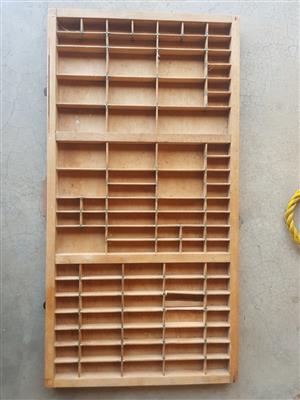 Printers Tray Antique Junk Mail