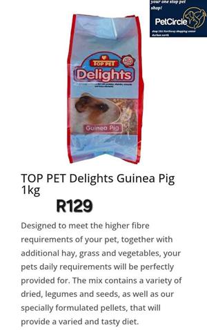 Top pet delights guinea pig food