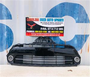 Kia Pegas front bumper grill with chrome trimming (2025)