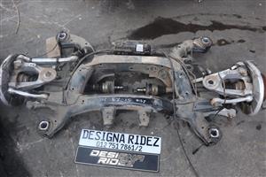 BMW E70 X5 REAR SUSPENSION /SUB FRAME/DISCK/BRAKE PAIDS/CONTROLE ARMS /SIDE SHARFTS