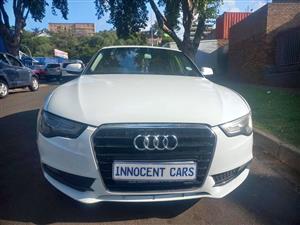 2014 AUDI A5 2.0 TDI DIESEL, AUTOMATIC, WHITE COLOR, MILEAGE 121000KMS