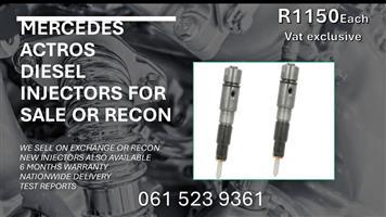 MERCEDES ACTROS DIESEL INJECTORS-FREE COURIER NATIONWIDE