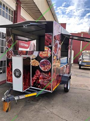 Mobile kitchen trailers