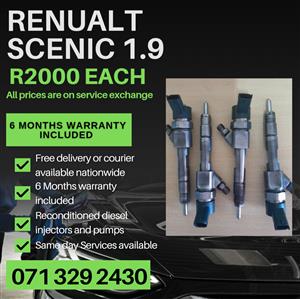 RENUALT SCENIC 1.9 INJECTORS FOR SALE WITH WARRANTY 