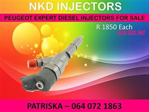 DIESEL INJECTORS NEW AND RECON ON PEUGEOT EXPERT FOR SALE