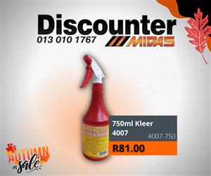 The deal of the day – 750ml Kleer 4007
