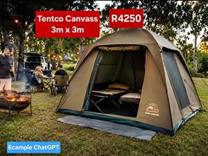 Tent.. Tentco snr Wanderer 3x3