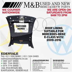 Roof lining (Second Hand) Suitable for Mercedes-Benz E-Class W  Part Number: A