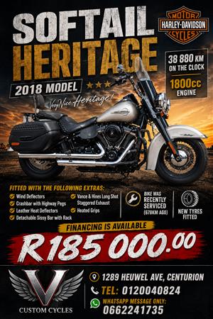 Stunning Softail Deluxe 2018 Model