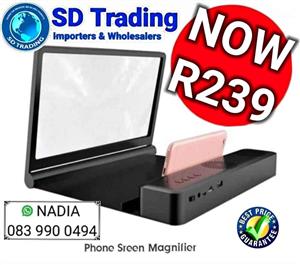 Phone Screen Magnifier With Bluetooth Speaker