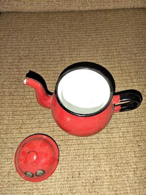 Small Enamel tea pot