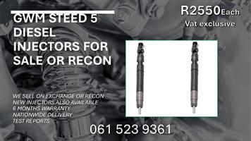 GWM STEED 5 DIESEL INJECTORS-FREE COURIER NATIONWIDE
