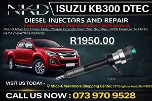 Isuzu KB300 Dtec Diesel Injectors 