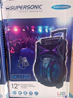 12" Bluetooth Rechargeable Trolley Speaker,  New with warranty and FREE DELIVERY