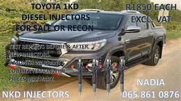 DIESEL INJECTORS FOR TOYOTA 1KD - NEW