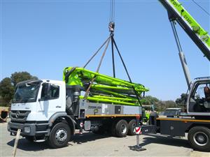 Zoomlion 36m concrete pump for sale