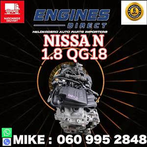 Import Nissan Almera 1.8 QG18 Engine.
