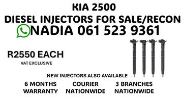 COMMON RAIL DIESEL INJECTORS FOR KIA 2500 FOR SALE.