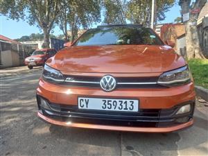 2020 VW Polo 8  Rline 1.0 Tsi Petrol, Automatic, Orange Color