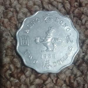 Hong Kong 1988, two dollar