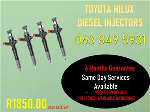 TOYOTA HILUX DIESEL INJECTORS KLERKSDORP NOORD WES 