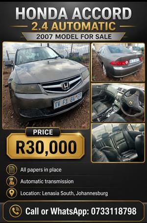 2007 Honda accord 