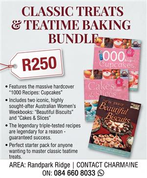 Bundle of 3 Recipe Books for sale