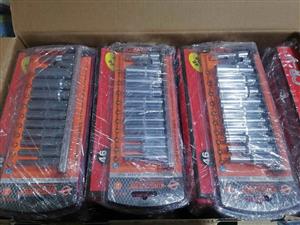Tools,, 46 pcs 1/4 socket and ratchet set, with a 12 pcs 1/4  tube sockets combo
