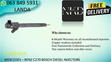 MERCEDES BENZ C270 DIESEL INJECTORS FOR SALE IN BENONI GAUTENG 
