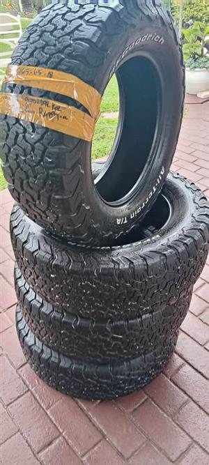 4x BF Goodridge ko2 AT 18 bakkie