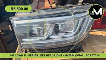 2021 GWM P-SERIES LEFT HEAD LIGHT (SCRATCHED) - MV0864