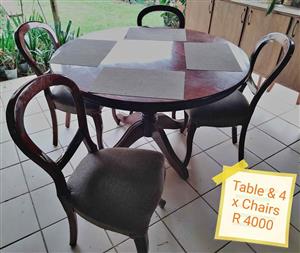 Dinning Table and Chairs