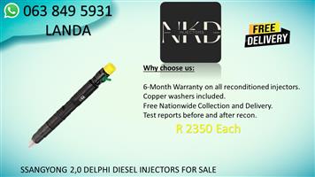 SSANGYONG 2.0 DIESEL INJECTORS FOR SALE IN CENTURION GAUTENG 