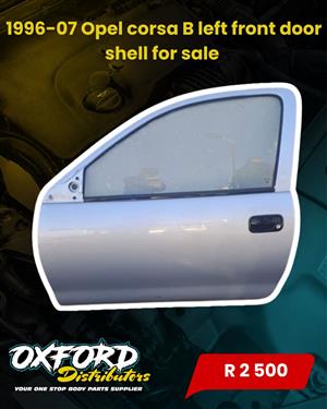 1996-2007 Opel Corsa B Left Front Door for Sale Pretoria