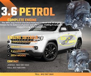 Jeep Grand Cherokee 3.6 complete engine