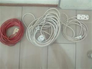 Electric Cables (2 x approx 20m + 1 x 5m) –  Bundle of cables.