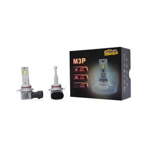 M3P 9012 LED Headlight Bulb - 6000K, 400% Brighter, IP67, Cooling Fan System