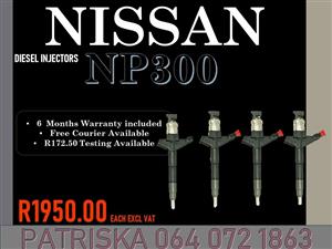 Nissan Np300 Diesel injectors for sale on same day service