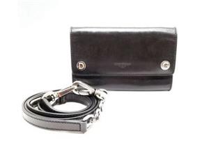 Dolce & Gabbana Black Leather Wallet Crossbody