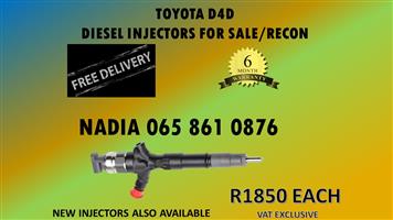 TOYOTA D4D 2KD DIESEL INJECTORS FOR SALE - TOP QUALITY