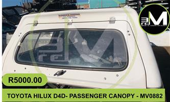 CANOPY- TOYOTA HILUX D4D