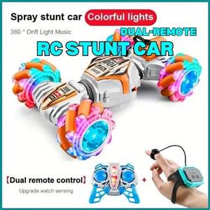 RC STUNT CAR Dual Remote Control / Watch Sensing / 360° Rotation