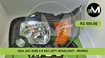 2024 JAC X200 2.8 4X2 LEFT AND RIGHT HEADLIGHTS - MV0922