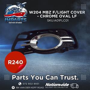 W204 Chrome Oval Cover LF 