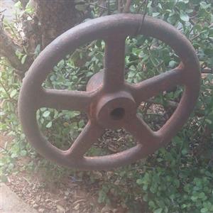 Old iron wheel