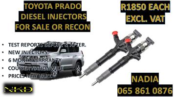 DIESEL INJECTORS FOR SALE FOR TOYOTA PRADO