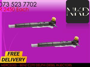 Mercedes-Benz C270 Delphi Diesel injectors 