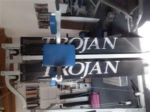 Legand Trojan gym with loose weights and dumbells and z bar and more